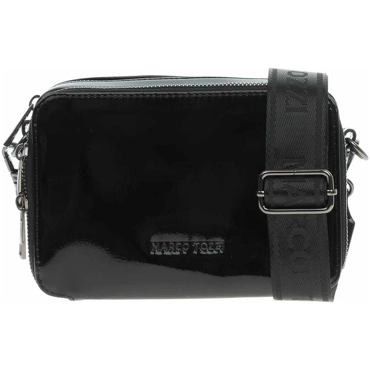 Marco Tozzi  dámská crossbody kabelka 2-61003-44 black patent  Černá