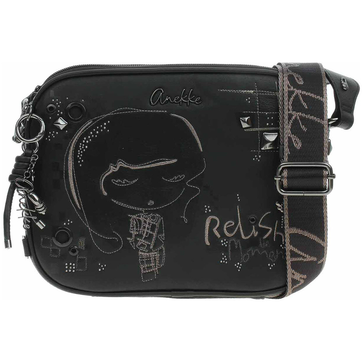Anekke  dámská crossbody kabelka 43753-188  Černá