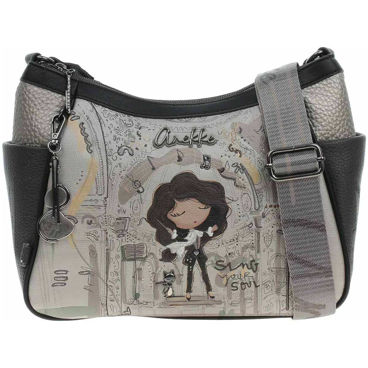 Anekke  Anekkke dámská kabelka crossbody 43803-002  Šedá