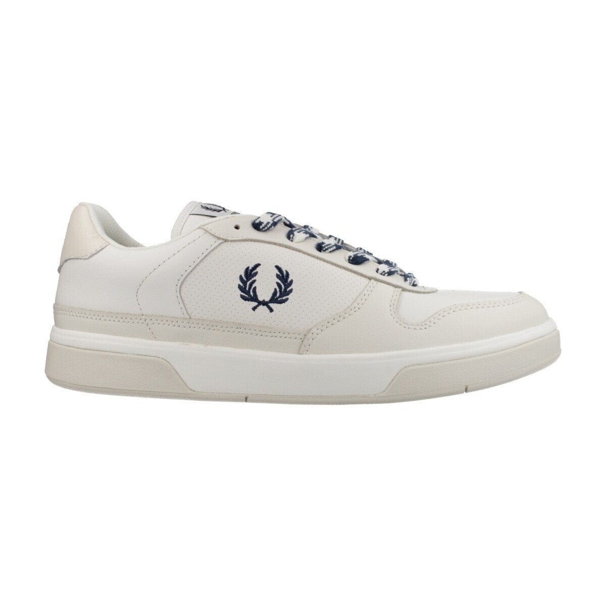 Fred Perry  Perf Leather  Bílá