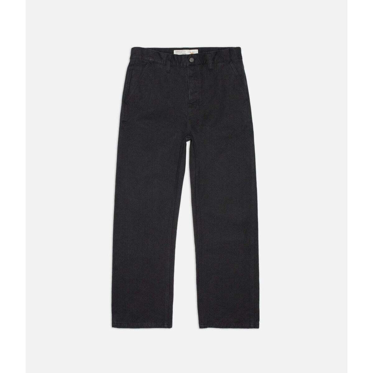 Nudie  Tuff Tony Pants Duck Canvas Black  ruznobarevne