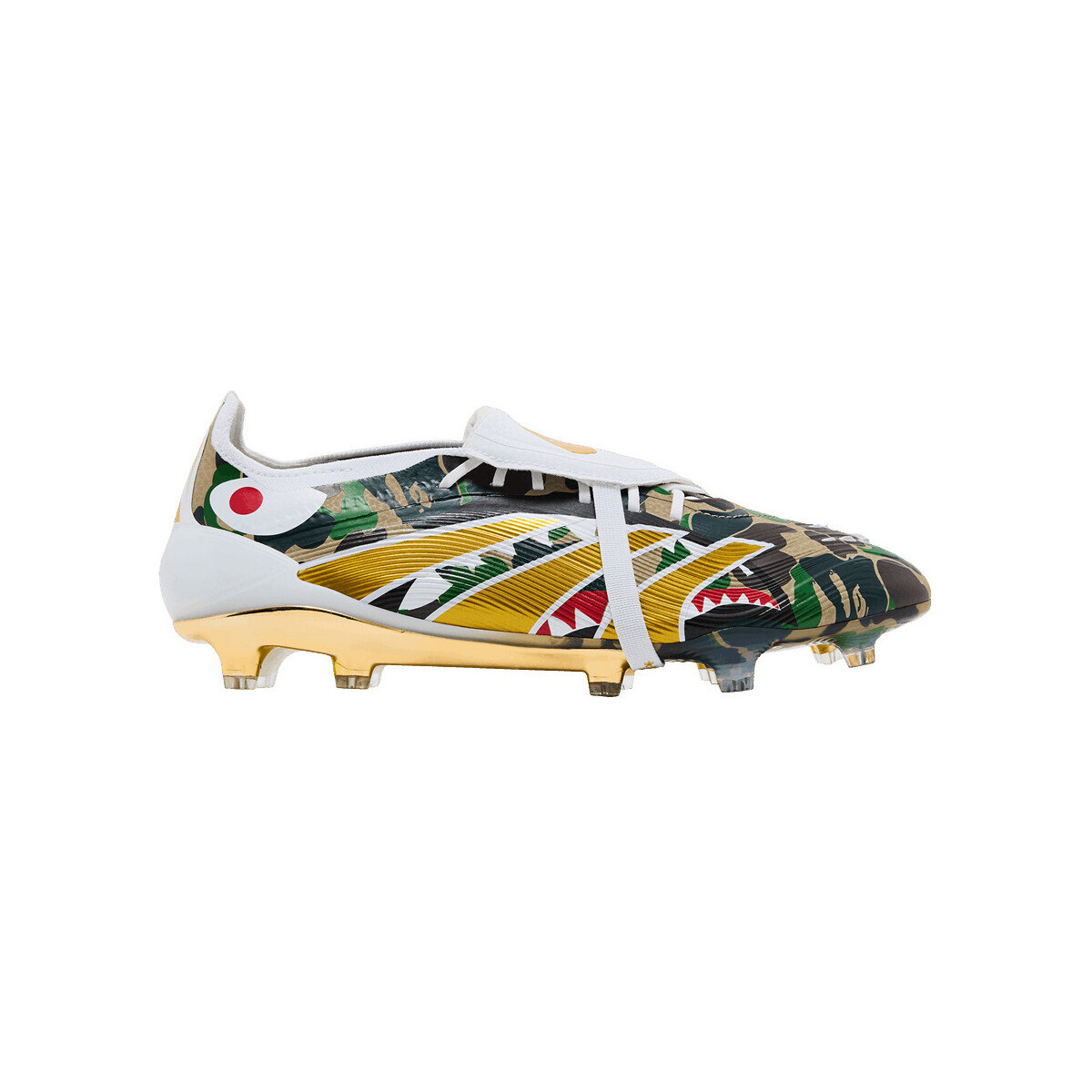 adidas  Predator Elite Foldover Tongue FG Bape Green Camo  Červená