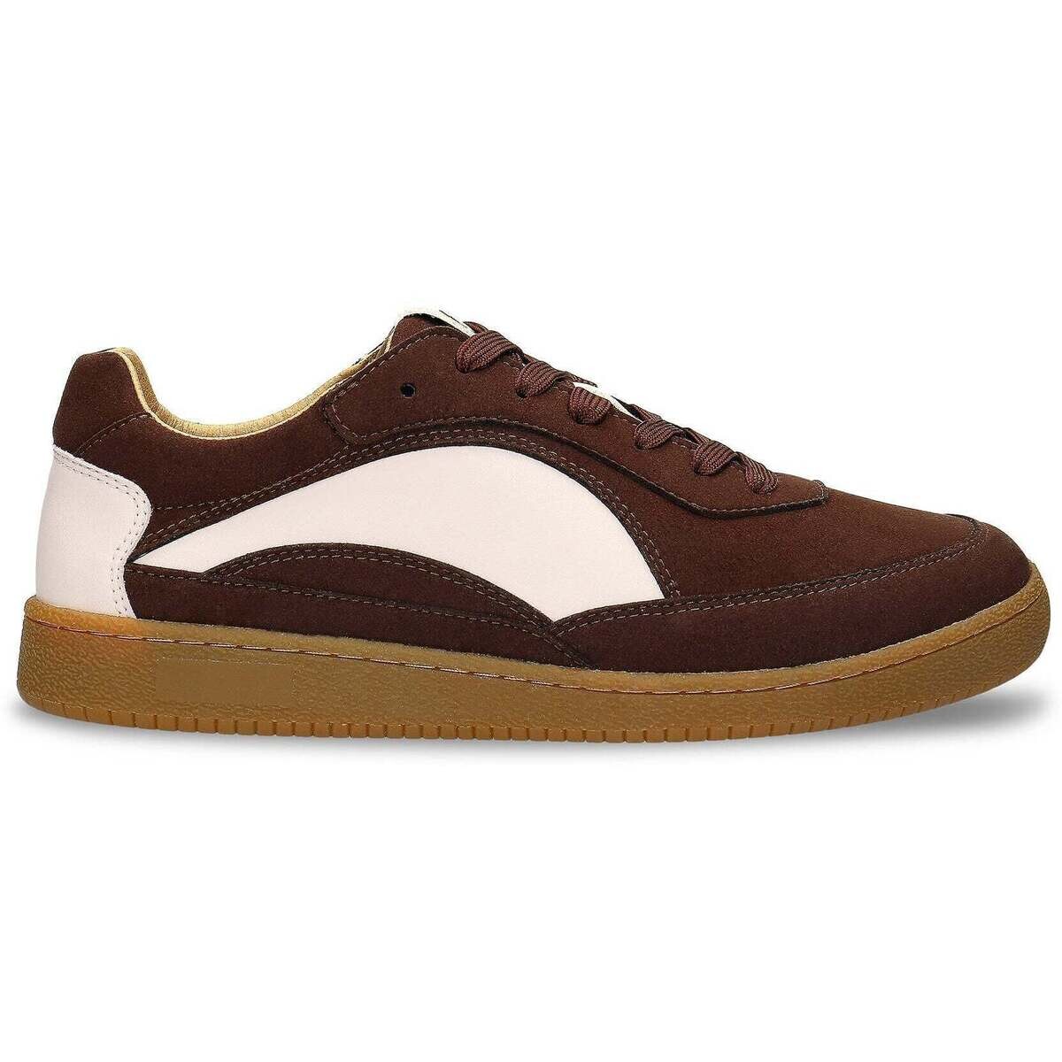 Nae Vegan Shoes  Retro Vegan Sneakers Mackay Beige  Béžová