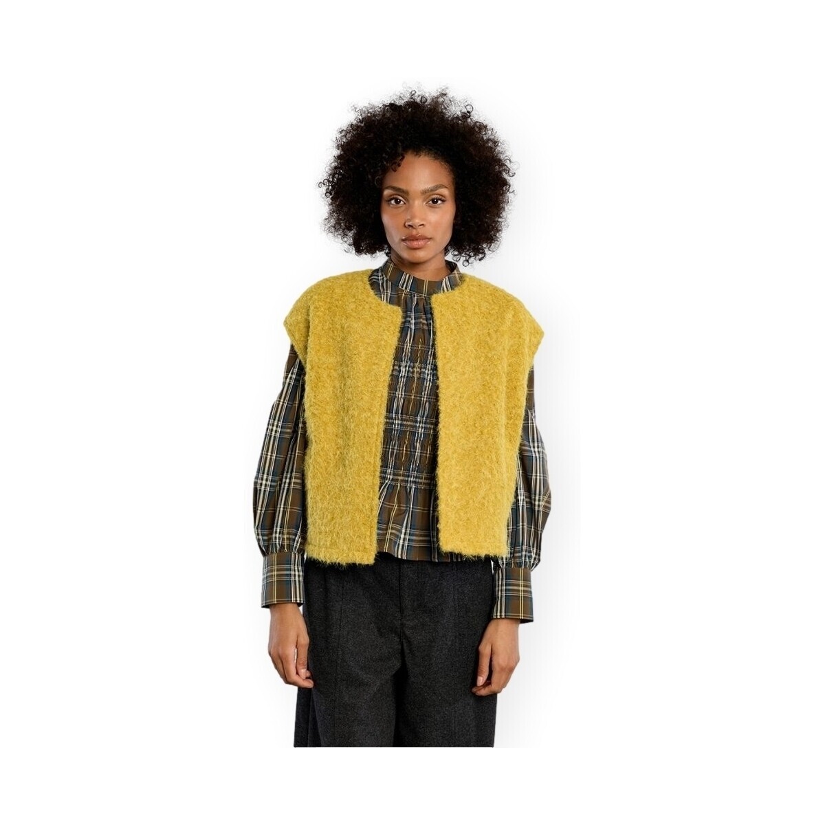 Lili Sidonio  Vest TL437A - Lime Green  Žlutá