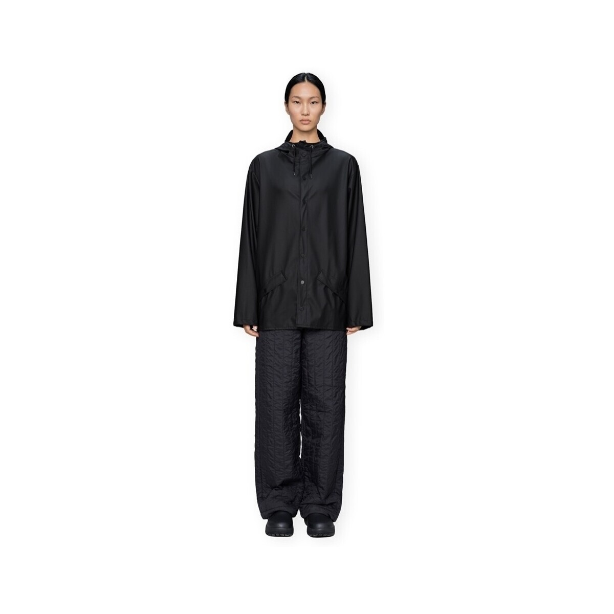 Rains  Jacket W3 - Black  Černá