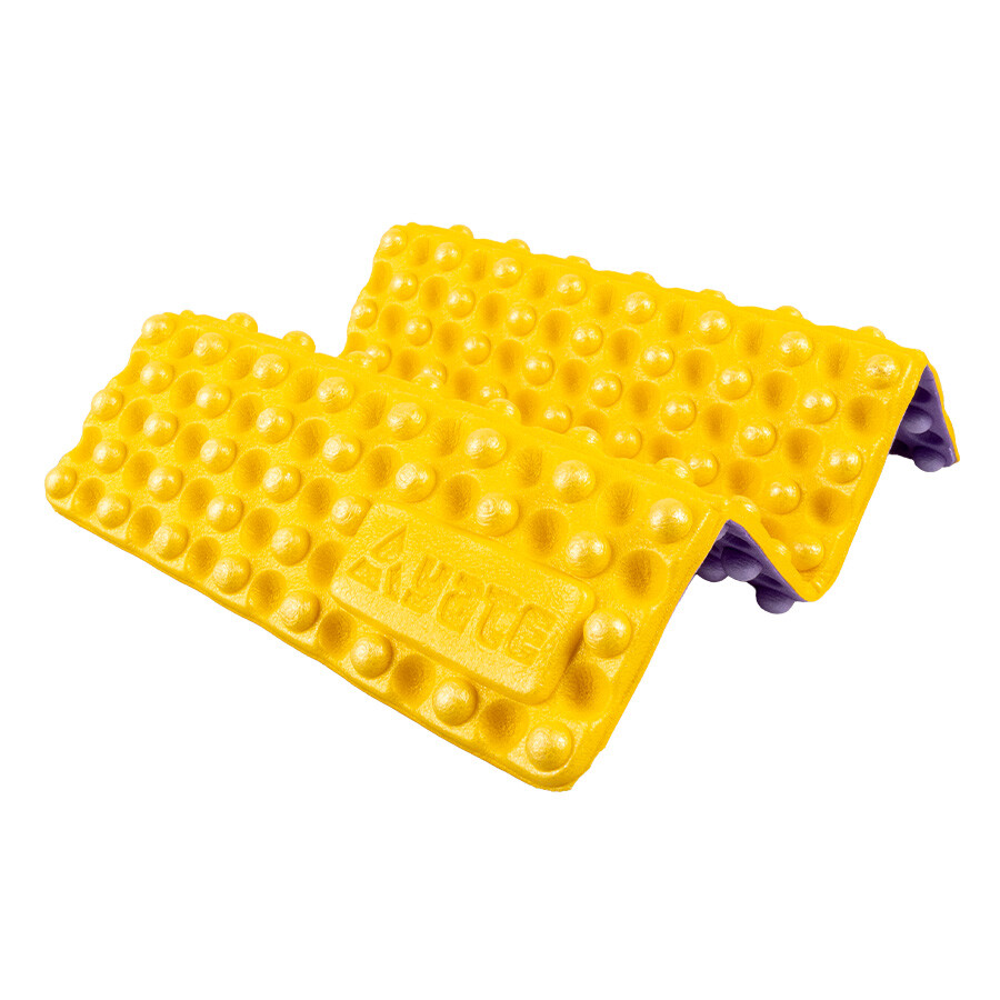 Sedátko (podsedák) skládací Yate Bubbles Plus - žluté-fialové