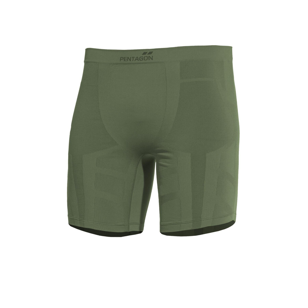 Boxerky funkční Pentagon Plexis Knitted Long Base Layer - olivové, XS/M