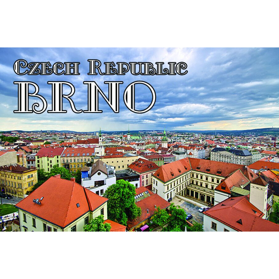 Magnetka Brno Czech Republic - barevná