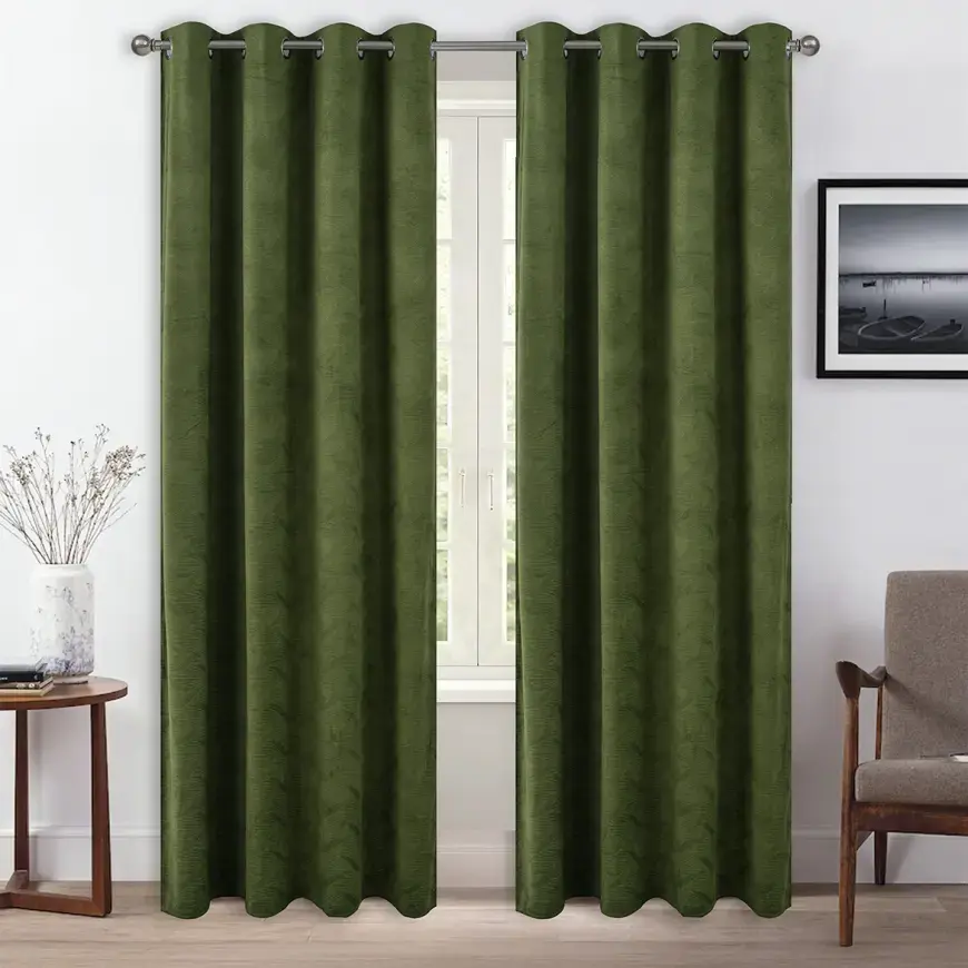 Závěs na kroužcích ADA YC12081/240G/M2/43/140X250 zelený