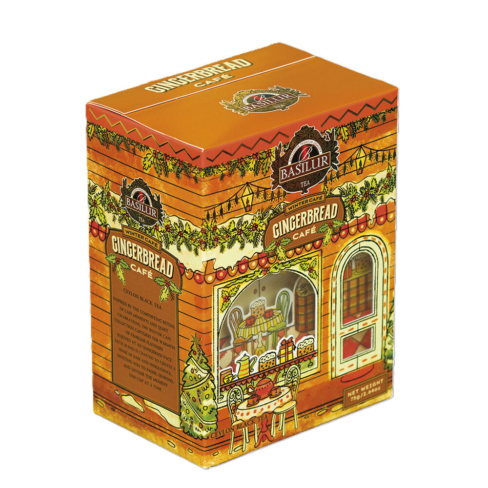 BASILUR Winter Café Gingerbread papír 75 g