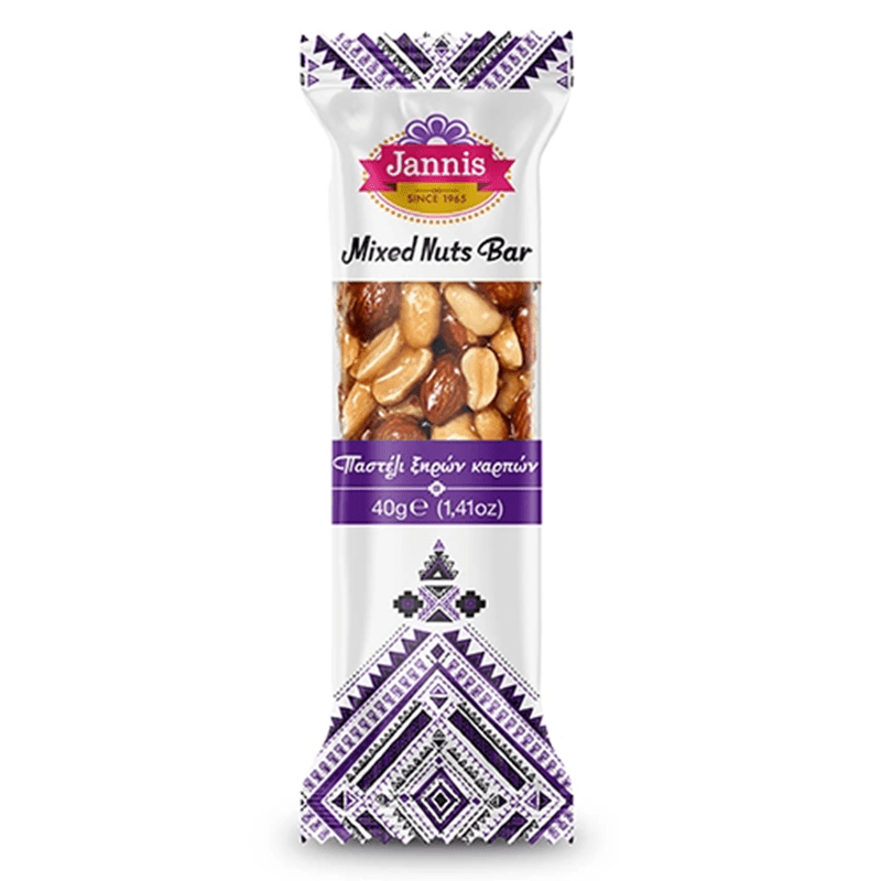 BOMBUS Ořechová tyčinka Jannis – mix 40 g