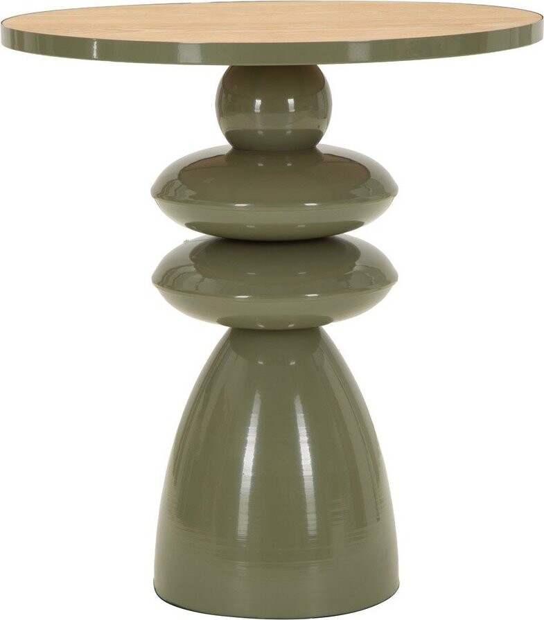 Kovový kulatý odkládací stolek ø 45,5 cm Metal Console – Mauro Ferretti