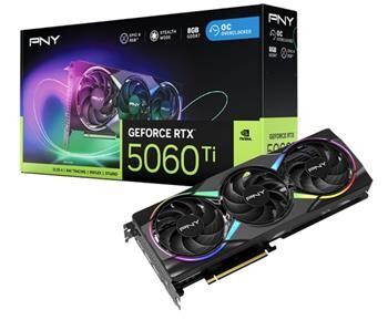 PNY RTX 5060 Ti 8GB ARGB Triple Fan OC