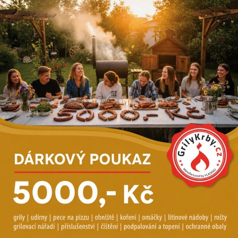 Dárkový poukaz na 5 000 Kč Vladeko