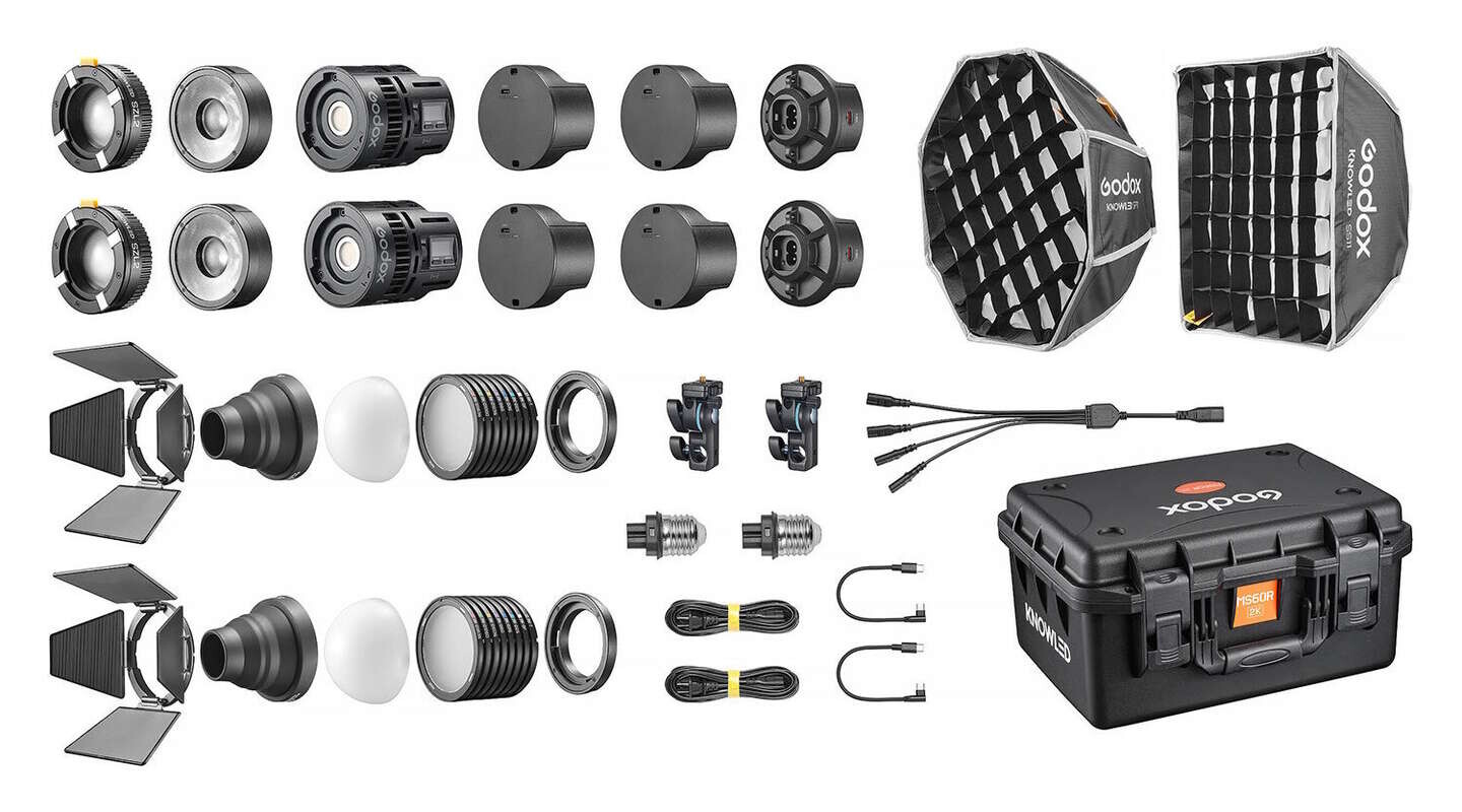 Godox Knowled MS60R LED RGB 2 Light Kit