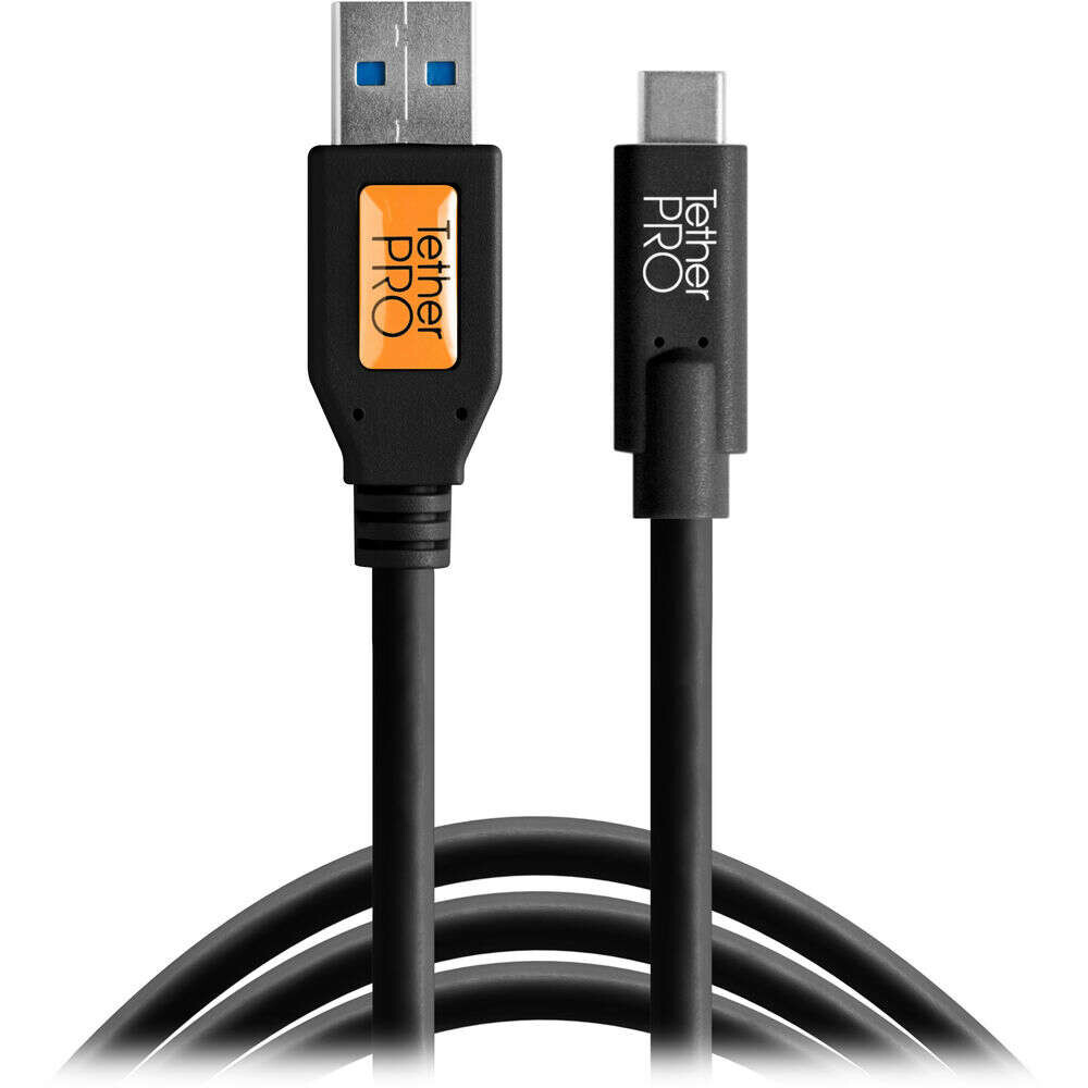 Tether Tools TetherPro USB 3.0 na USB-C 4,6 m černý - Zánovní!