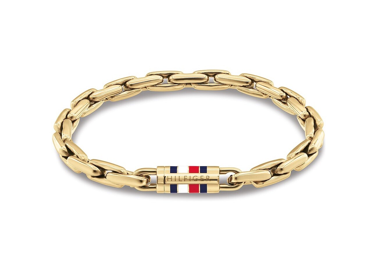Tommy Hilfiger Pánský pozlacený náramek Men`s Chain 2790750