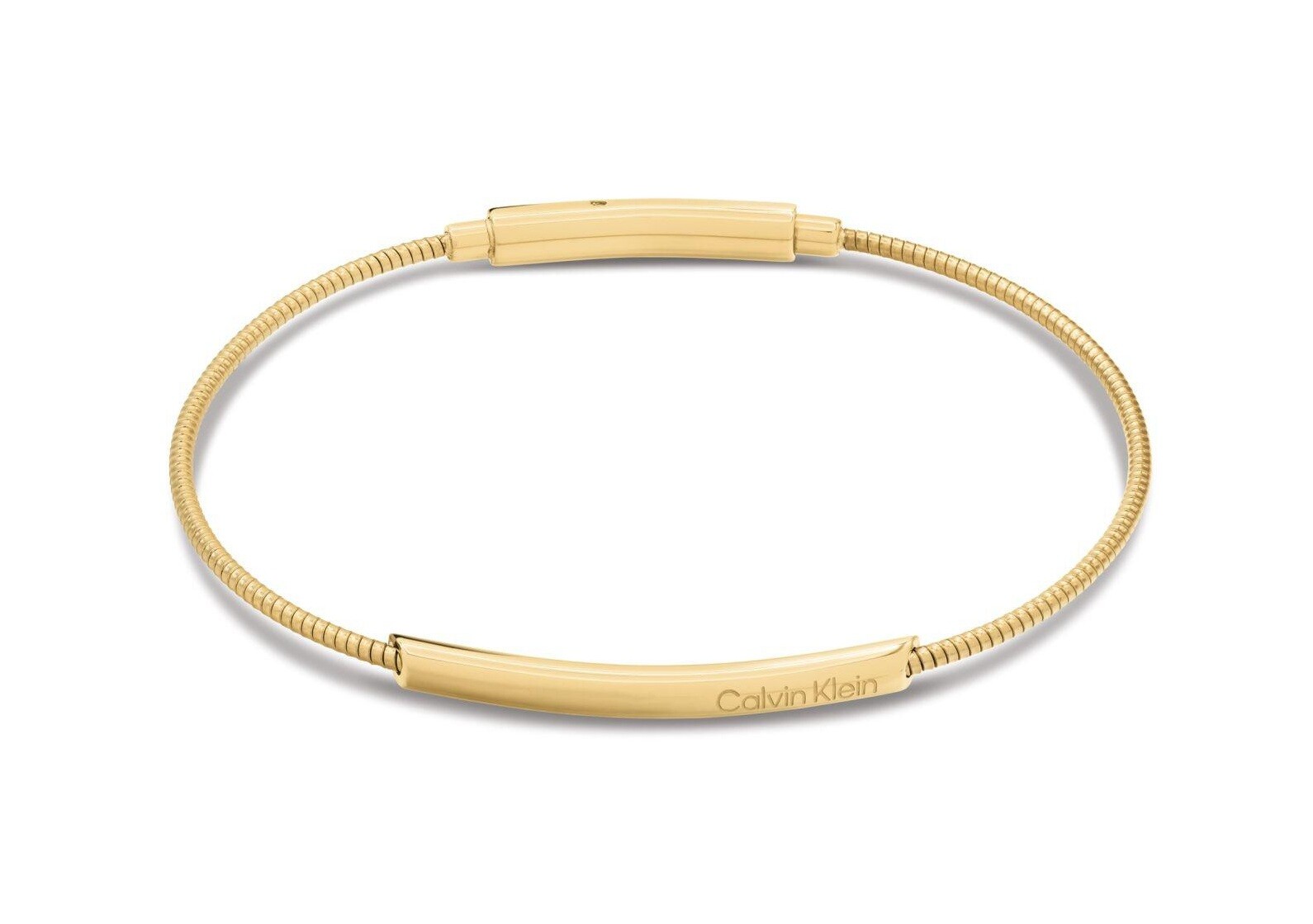Calvin Klein Nadčasový dámský náramek z pozlacené oceli 35000985
