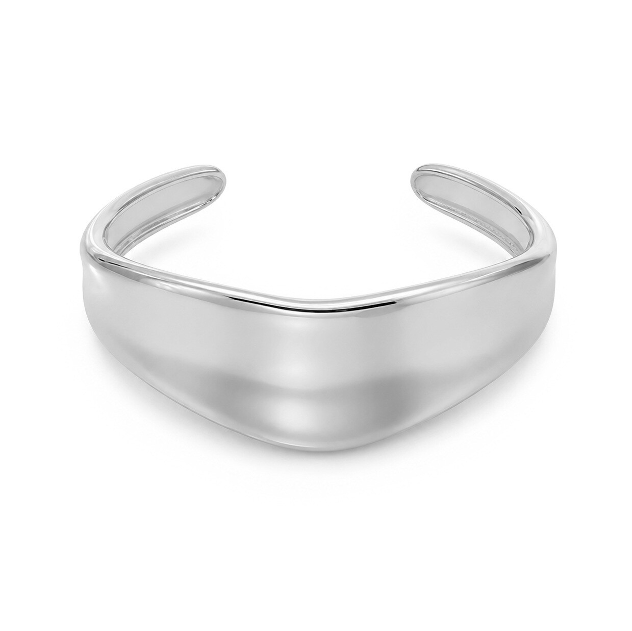 Troli Fashion pevný náramek z oceli Silver
