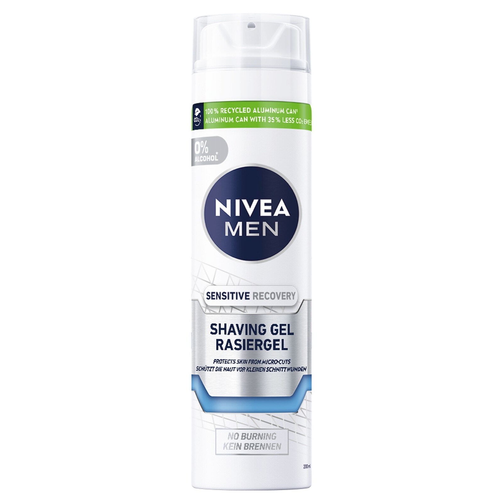 Nivea Obnovující gel na holení pro citlivou pleť Sensitive (Recovery Shaving Gel) 200 ml