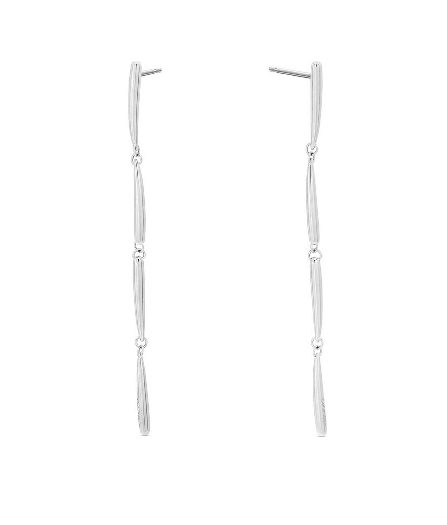 Calvin Klein Dlouhé ocelové náušnice Elongated Drops 35000994