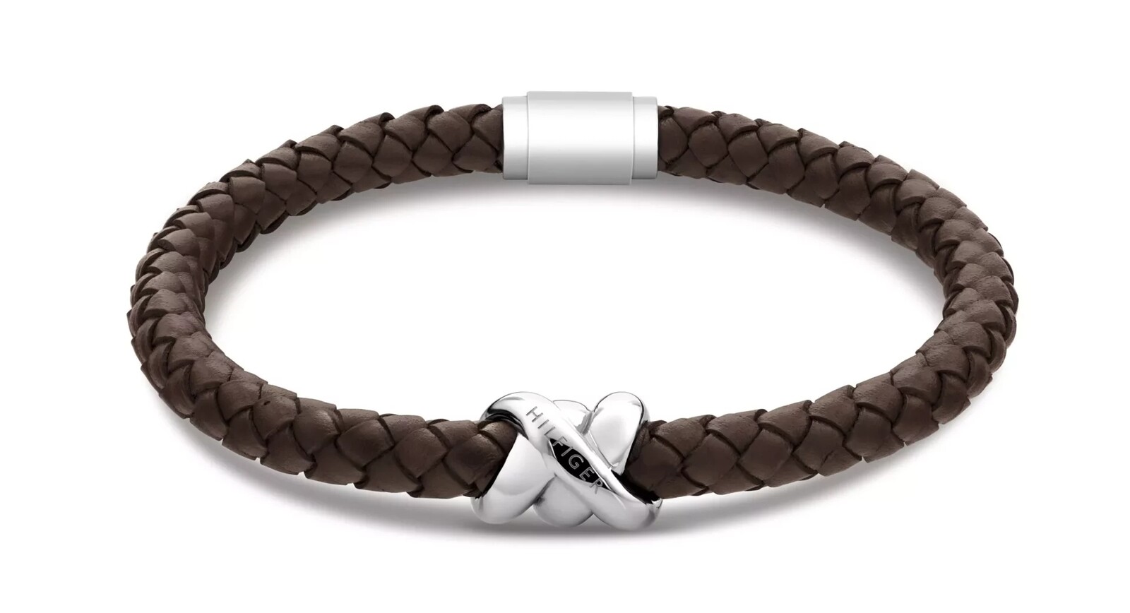 Tommy Hilfiger Moderní náramek z hnědé kůže Nautical Knot For Him 2790735