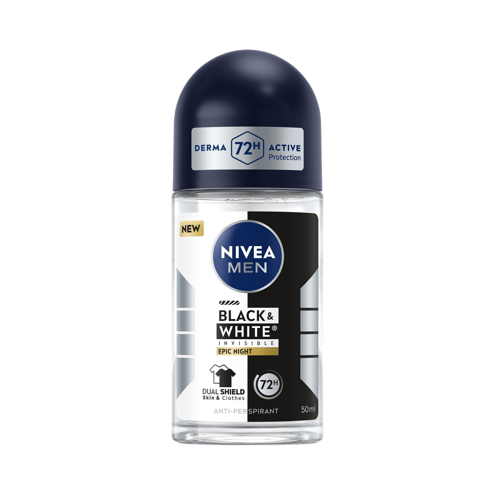 Nivea Kuličkový antiperspirant B&W Epic Night Anti-Perspirant 50 ml