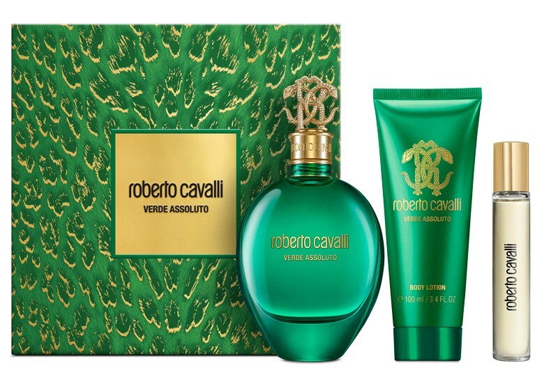 Roberto Cavalli Signature Verde Assoluto - EDP 75 ml + tělové mléko 100 ml + EDP 15 ml