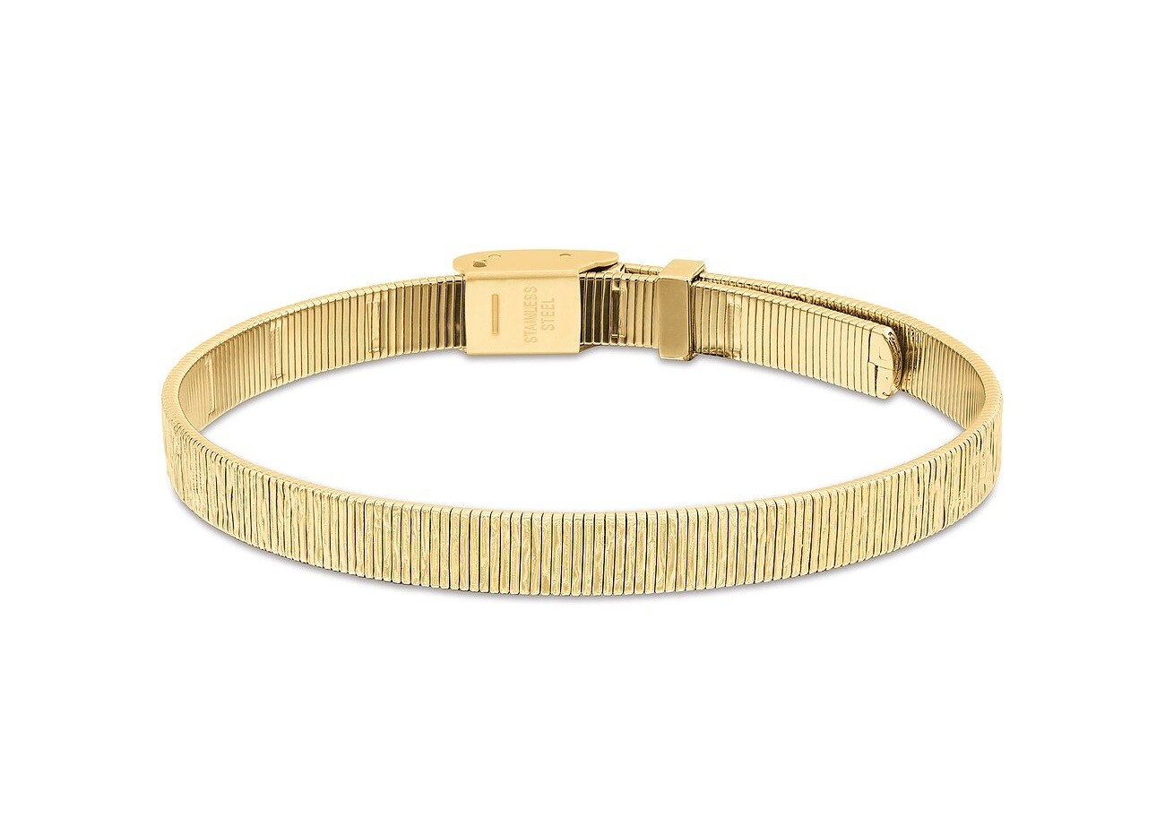 Calvin Klein Elegantní pozlacený náramek z oceli Mesh 35001008