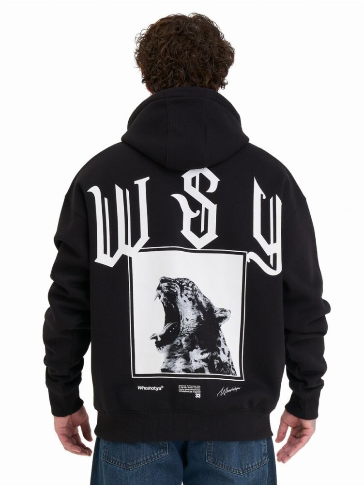 Whoshotya Swiftclaw Heavy Oversize Hoodie Black black XL