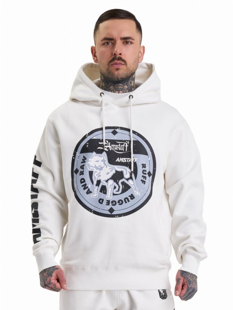 Amstaff Dyster Hoodie White white L