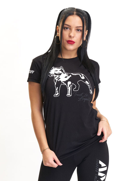 Amstaff Woman Logo T-Shirt - schwarz black M