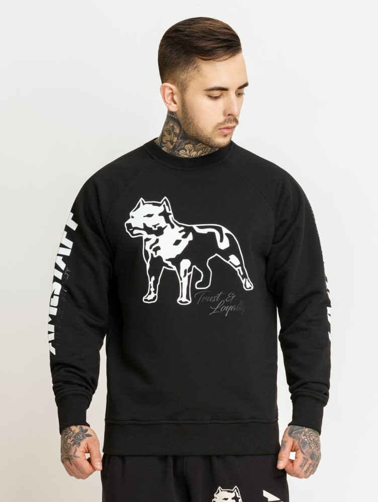 Amstaff Logo 2.0 Sweatshirt - schwarz/wei 3XL