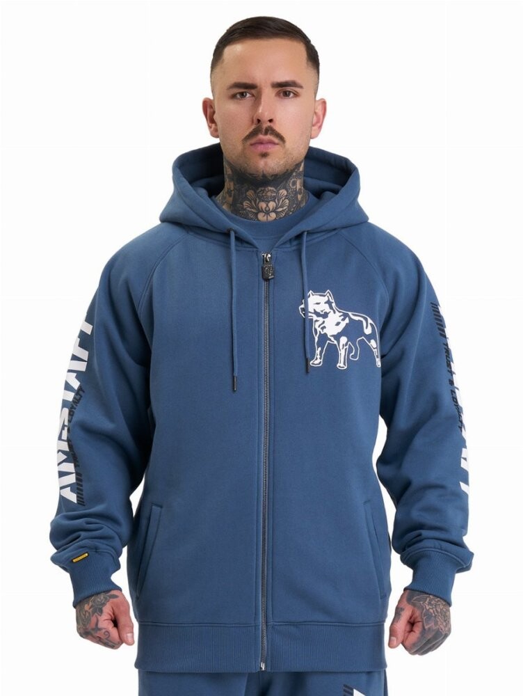 Amstaff Logo 2.0 Ziphoodie blue XXL