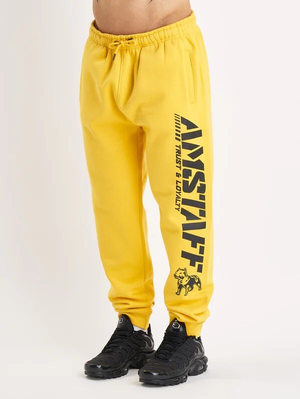 Amstaff Logo 2.0 Sweatpants Yellow Black black 4XL