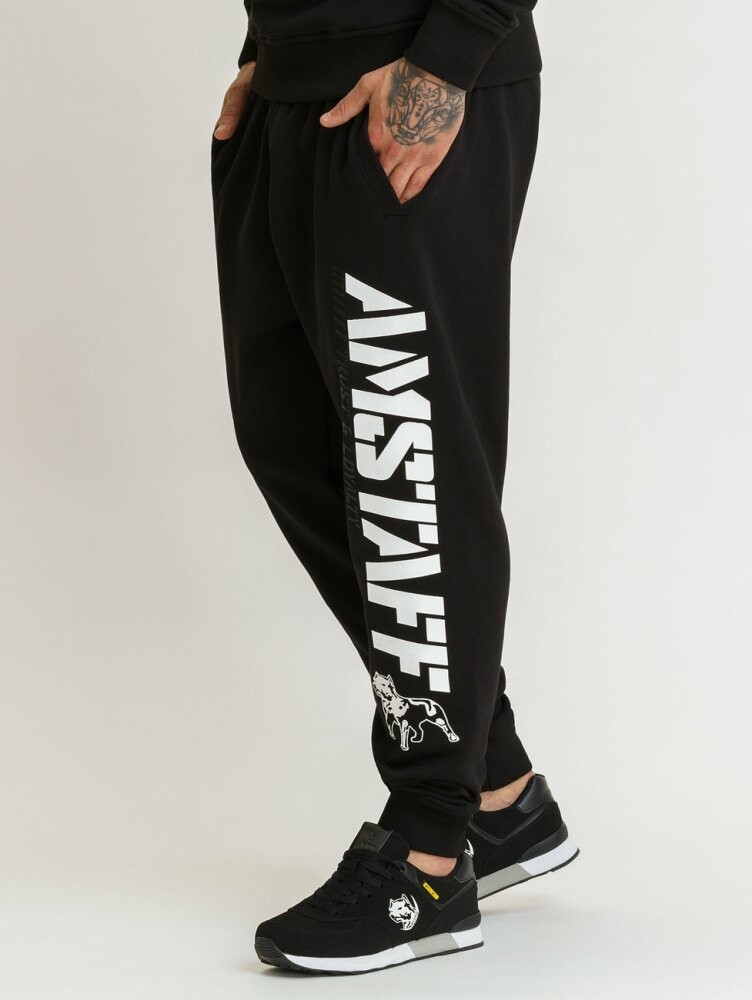 Amstaff Logo 2.0 Sweatpants - schwarz/wei XL