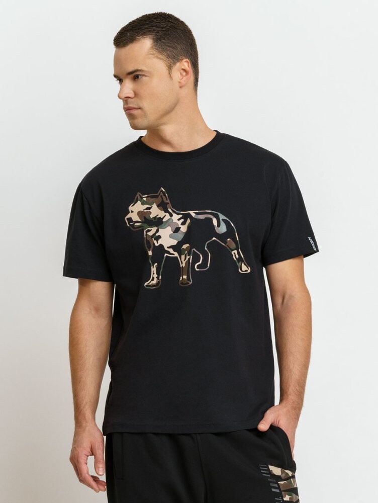 Amstaff Logo 2.0 T-Shirt - schwarz/camouflage 3XL