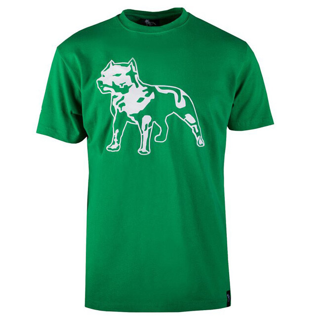 Amstaff / Logo Green green XXL