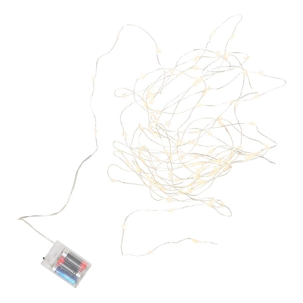 STAR LIGHTS LED Světelný řetěz drátěné hvězdy s USB 100 světel