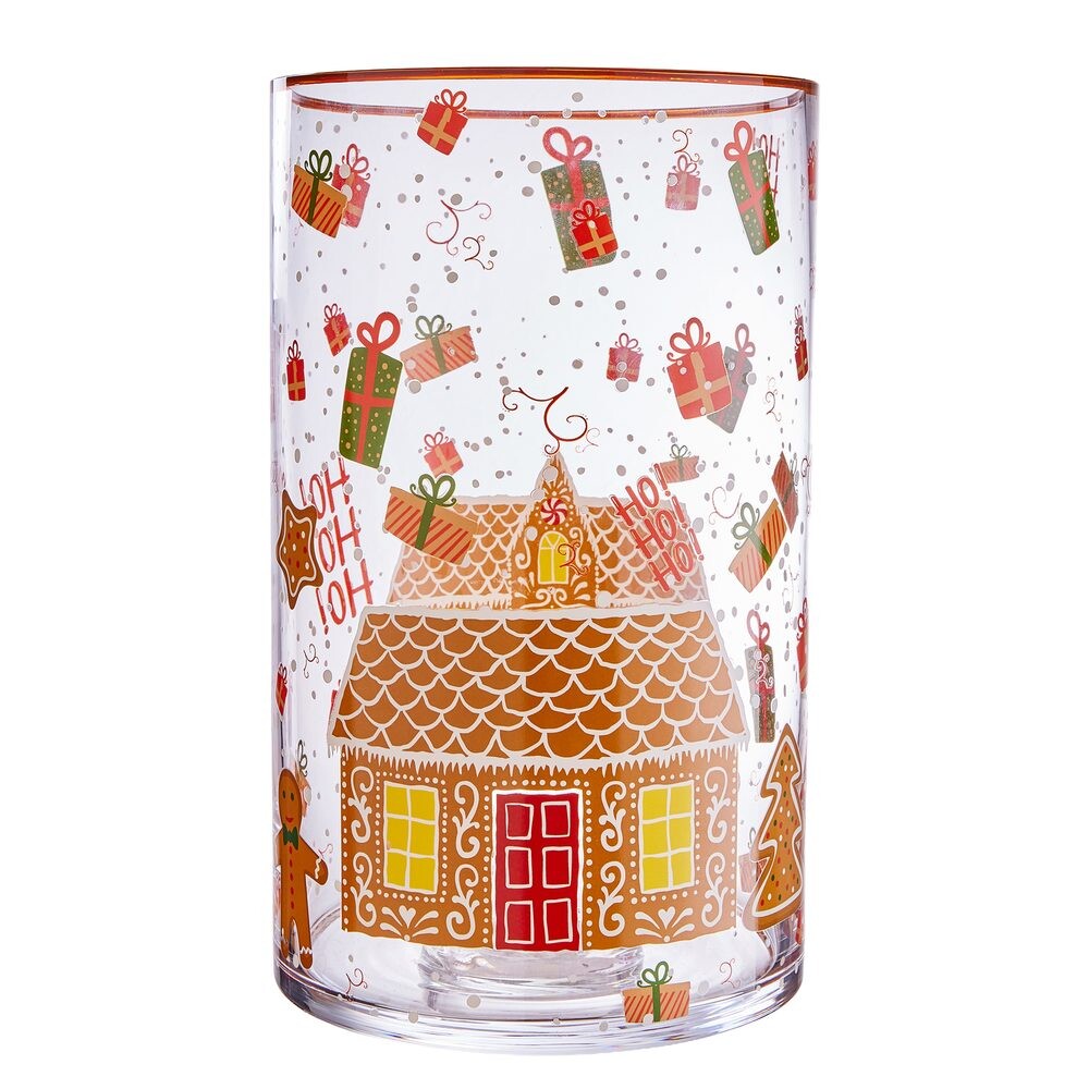 CHRISTMAS DELIGHT Lucerna perníkový panáček 30 cm