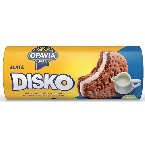 Disko Kakaové s mléčnou náplní 169g