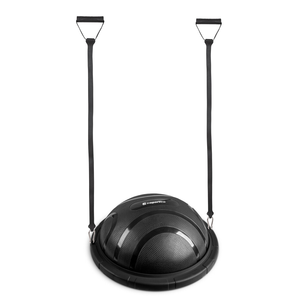 inSPORTline Dome Edge s gumovými expandery 100 cm / 4,6 kg černá