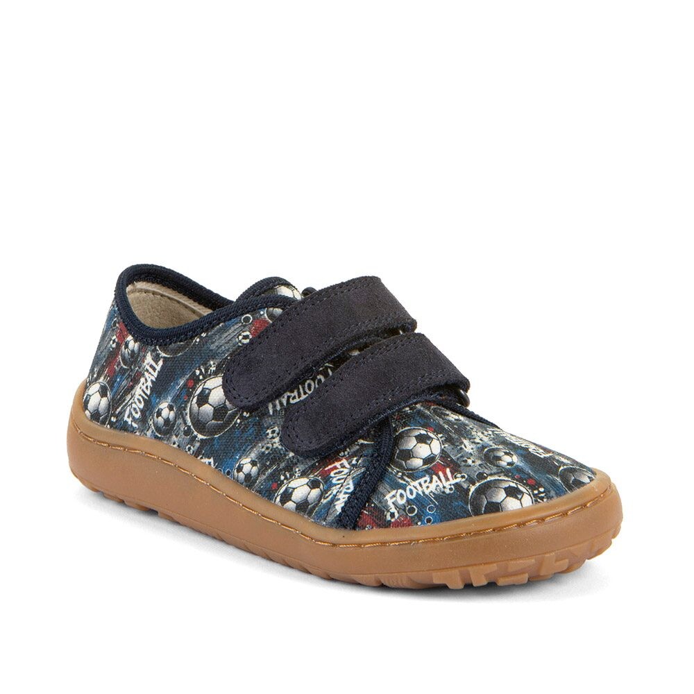 Chlapecké plátěné barefoot tenisky CANVAS BLUE+ Froddo G1700440-29 - 25
