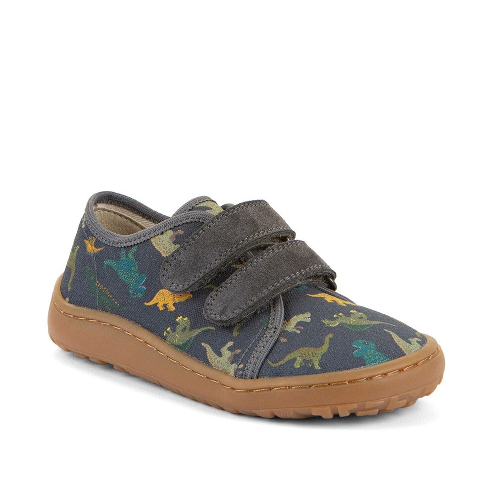 Chlapecké plátěné barefoot tenisky CANVAS GREY+ Froddo G1700440-31 - 25
