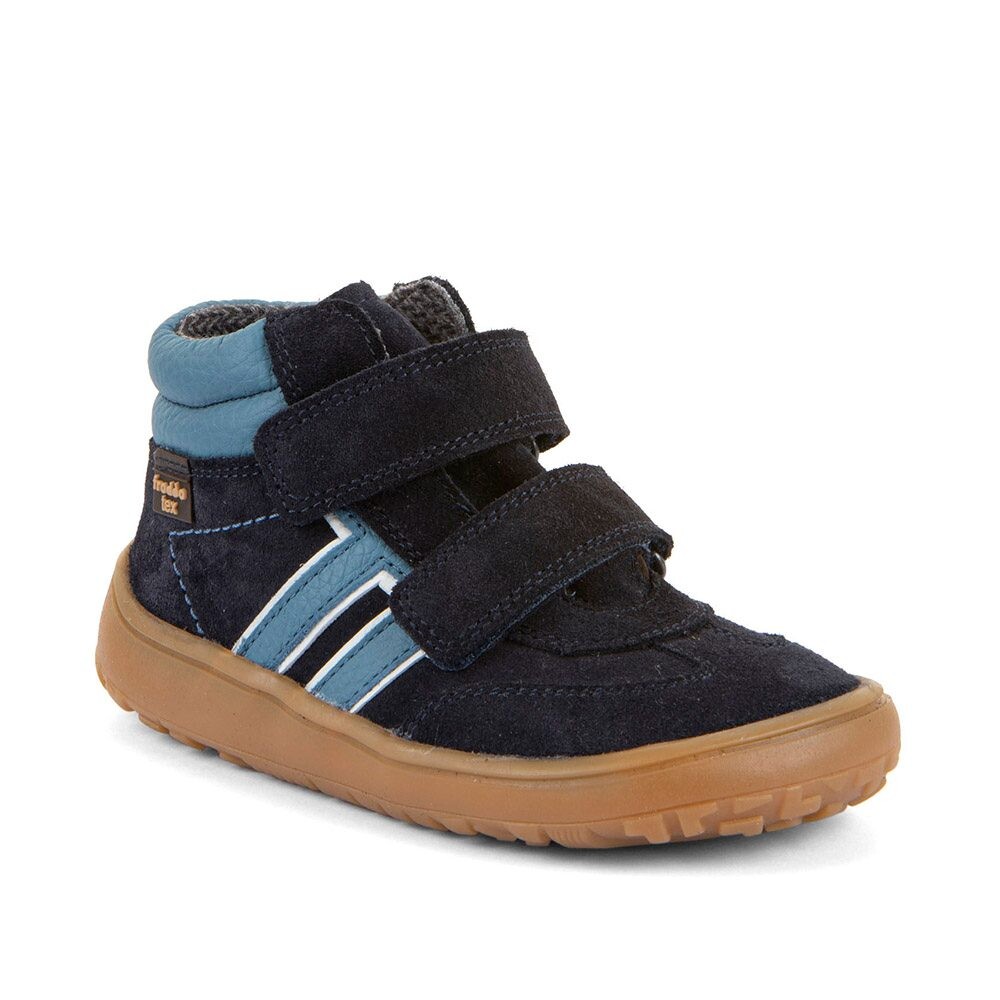 Chlapecké celoroční kotníkové barefoot boty F-MOTION TEX DARK BLUE Froddo G3110285 - 24
