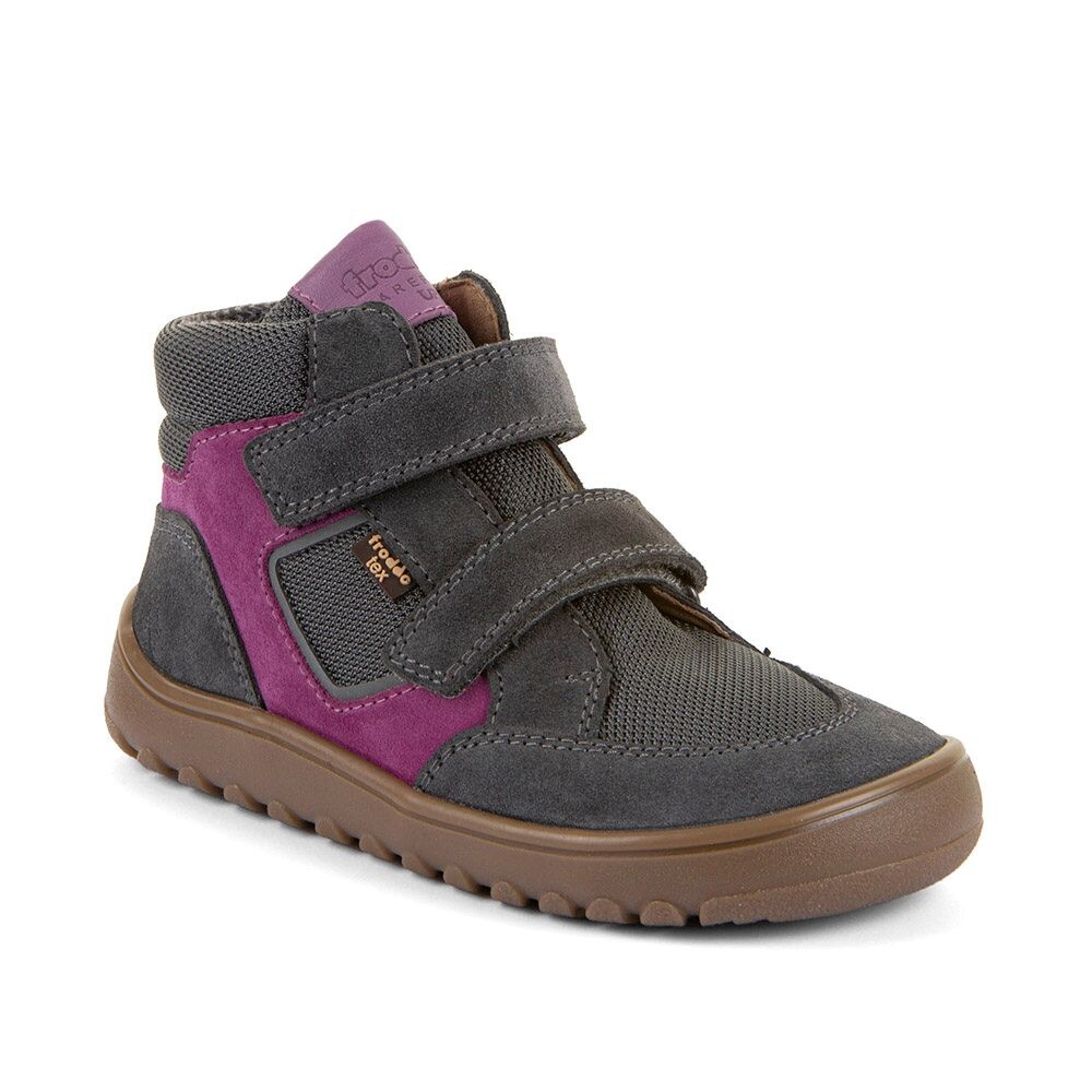 Chlapecké celoroční kotníkové barefoot boty UP HILL TEX DARK GRAY Froddo G3110281-14 - 24