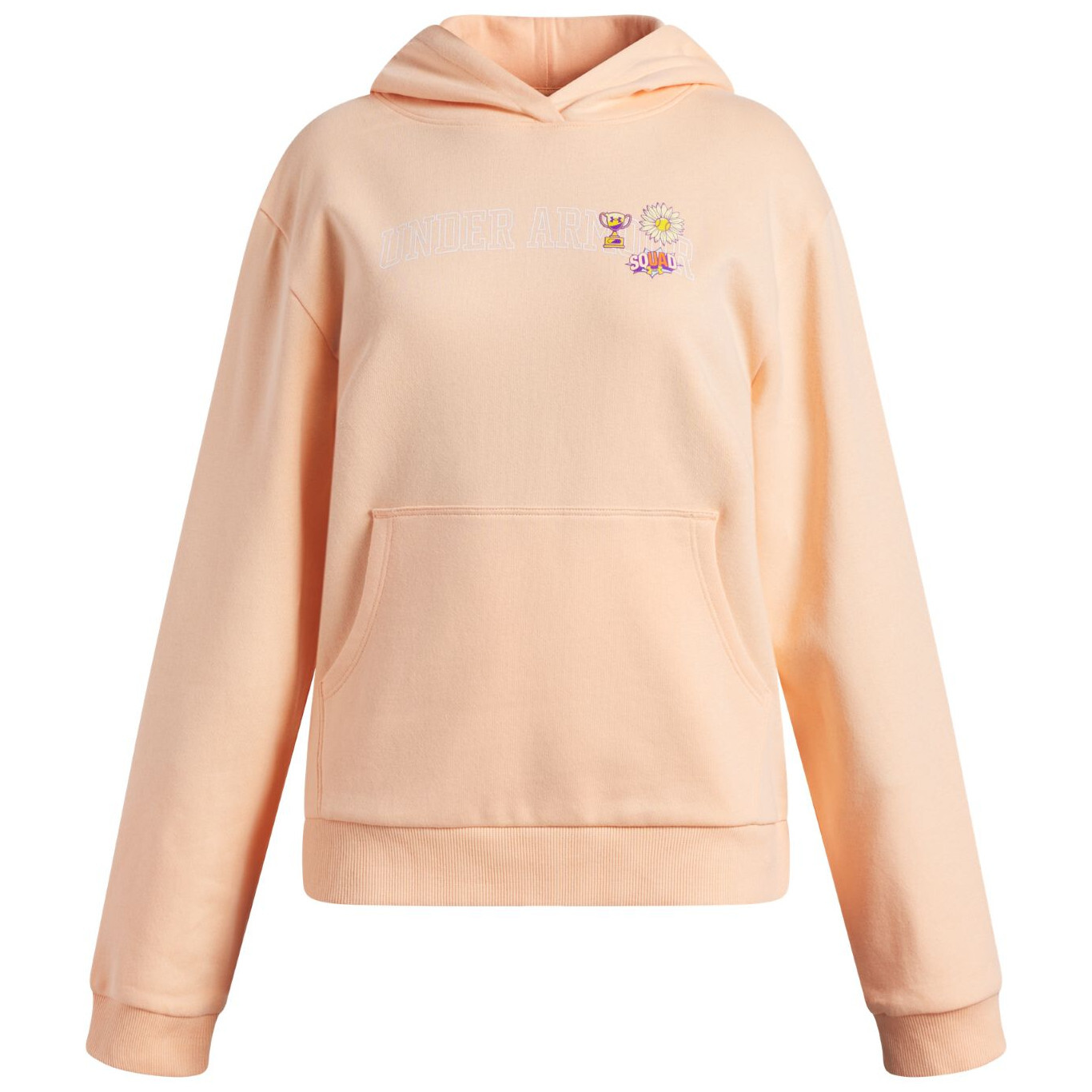Dětská mikina Under Armour G Graphic Hoodie Playful Peach Dětská velikost: 140-146 / Barva: oranžová