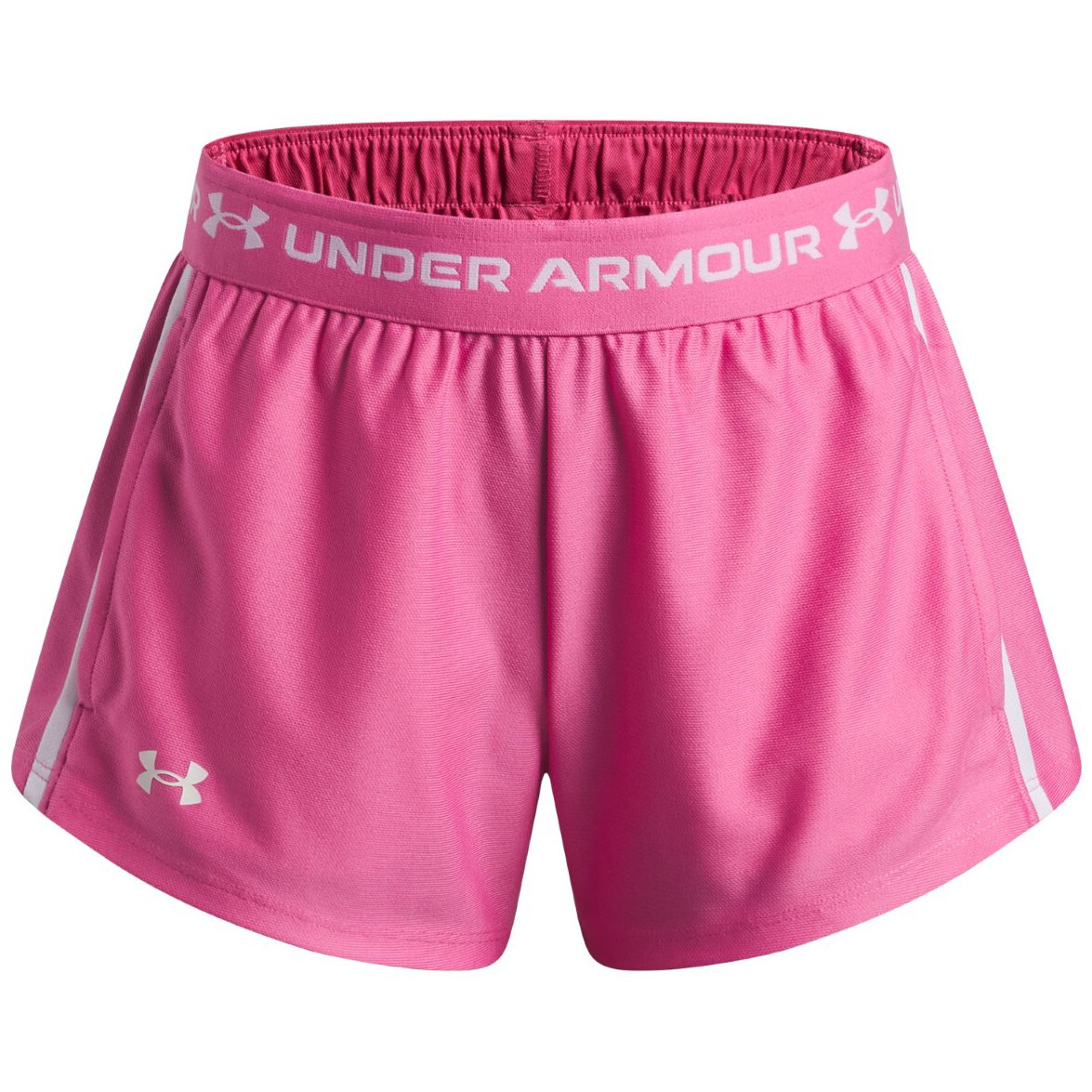 Dětské kraťasy Under Armour G Tech Play Up Short Pink Frenzy Dětská velikost: 118-127 / Barva: růžová