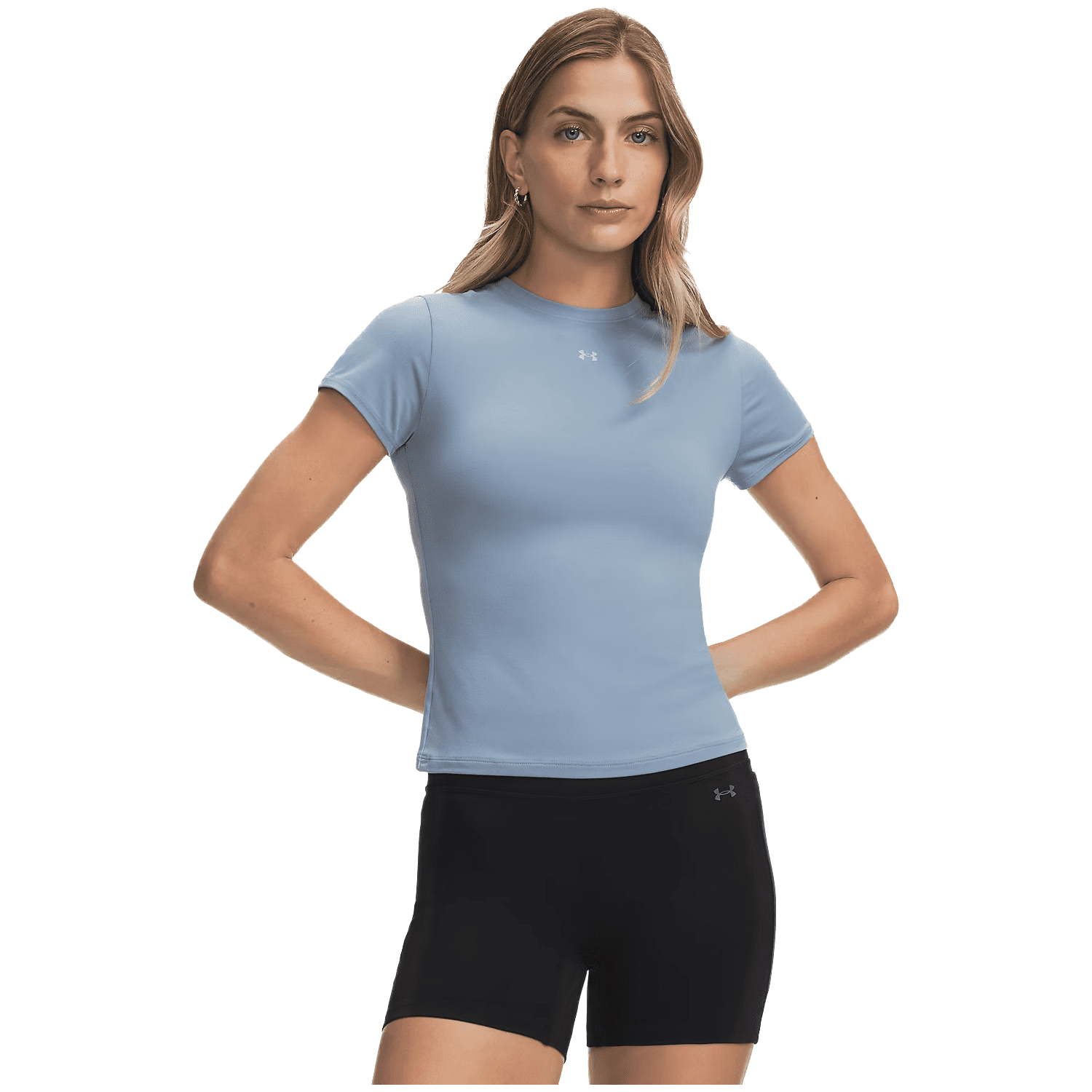 Dámské triko Under Armour Motion Fitted SS Velikost: S / Barva: modrá
