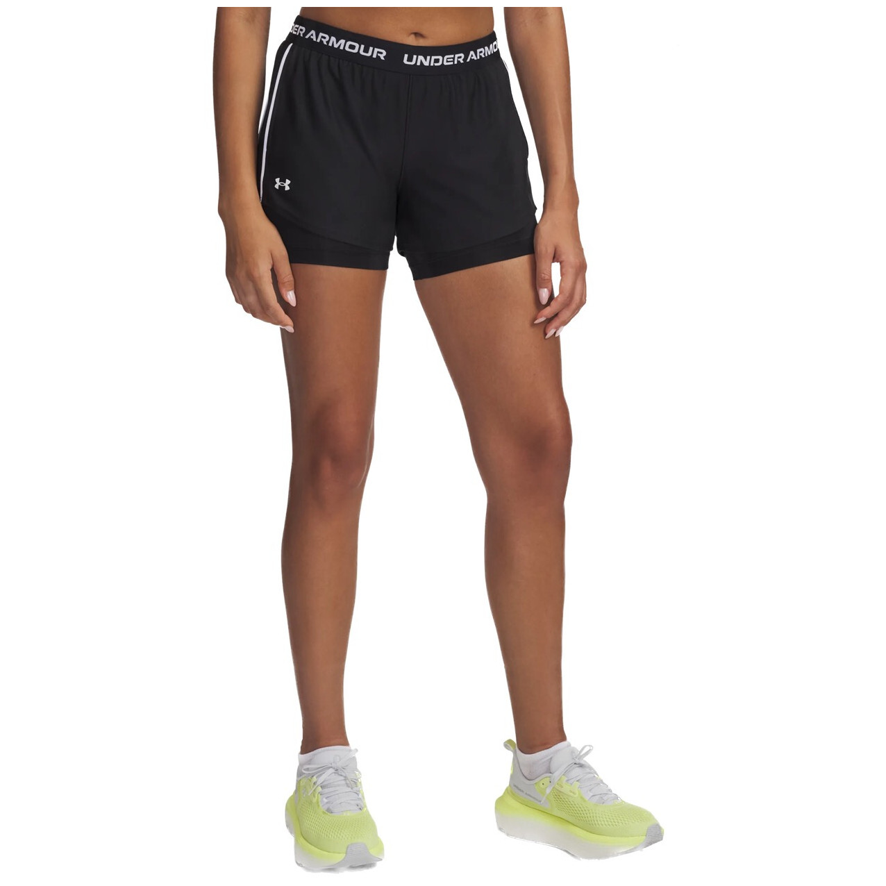 Dámské kraťasy Under Armour Tech Play Up 2in1 Shorts Velikost: M / Barva: černá